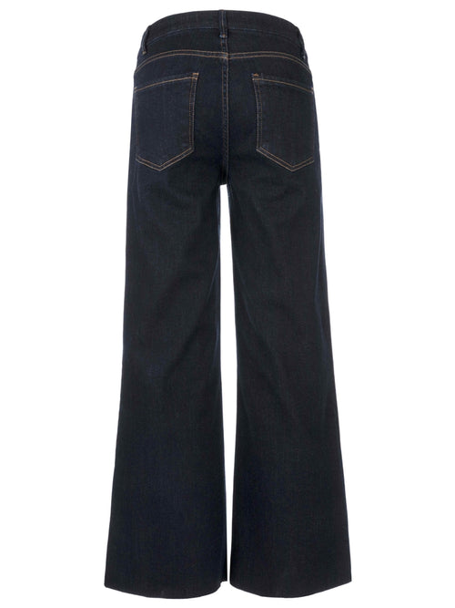 Charlotte High Rise Wide Leg Jeans with Front Seam