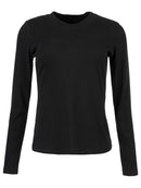 Noelie Scoop Neck Top- Black