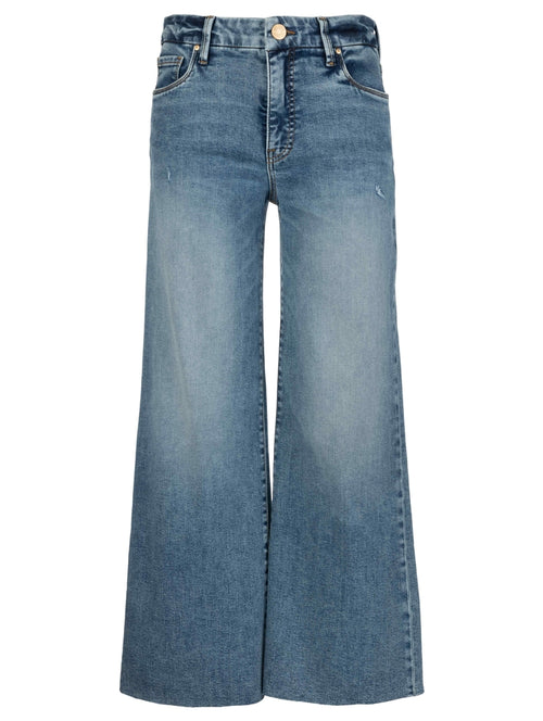 Meg High Rise Wide Leg Jeans in Regent Medium Wash