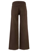 Meg HR Wide Leg Side Panel Chocolate