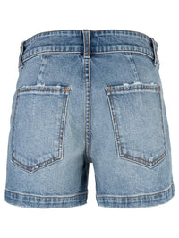 Jane HR Short- Wide Waistband W/ Patch Pocket