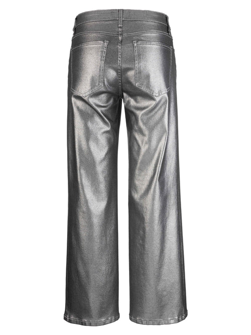 Charlotte HR Wide Leg - Matte Silver
