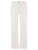 Kelsey High Rise Ankle Flare Jeans in Ecru | Kut From the Kloth