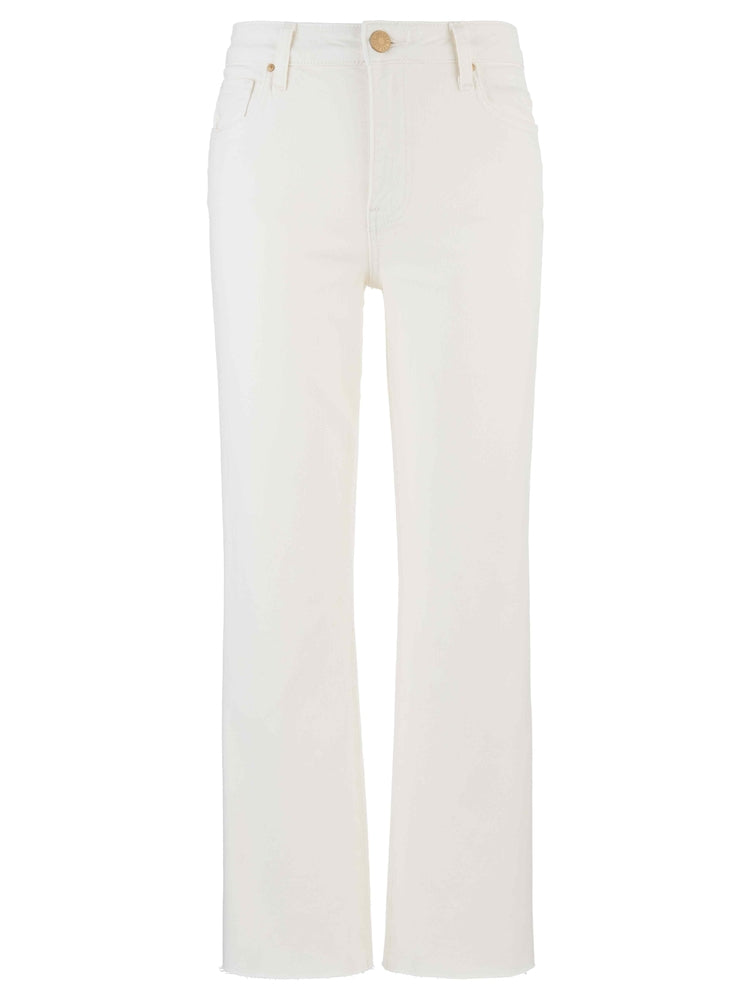 Kelsey High Rise Ankle Flare Jeans in Ecru | Kut From the Kloth