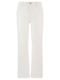 Kelsey High Rise Ankle Flare Jeans in Ecru | Kut From the Kloth