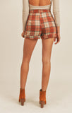 Back and Forth Plaid Short