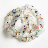 Glass Bracelet w/Cheerio Washer