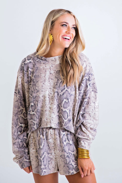 Snake Knit Short | Adore Boutique women's clothing & accessories