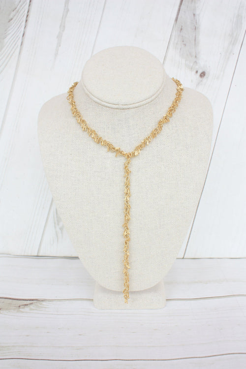 36" Square Cluster Chain Y Drop | Adore Boutique women's clothing & accessories