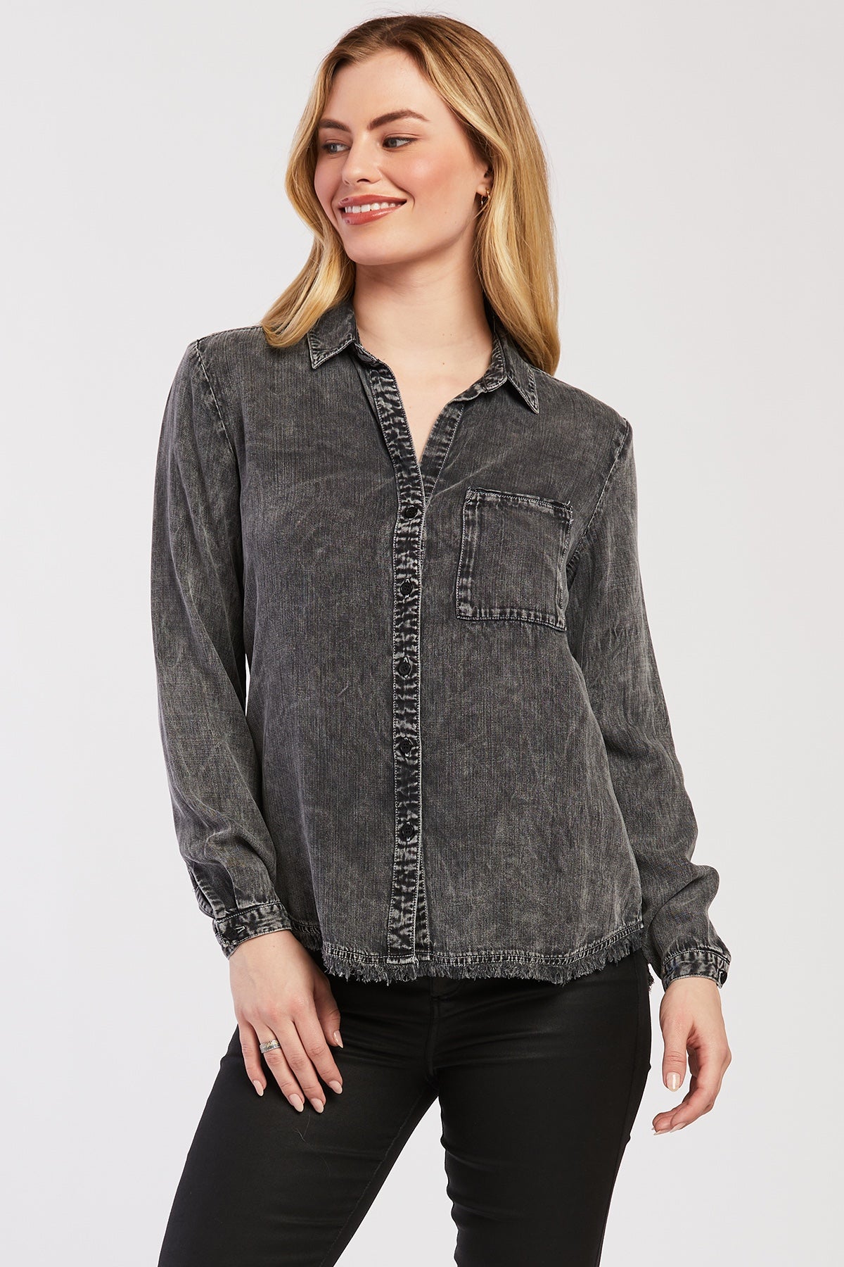 Starlight Grey Button Down