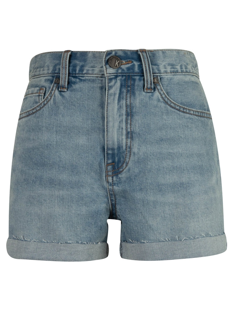 Jane HR Short Uneven Roll Up Raw Hem