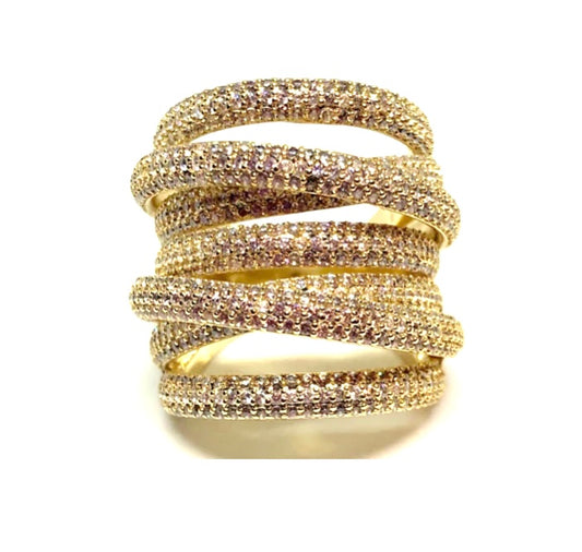 Gold Grande Twisted Luxe Ring