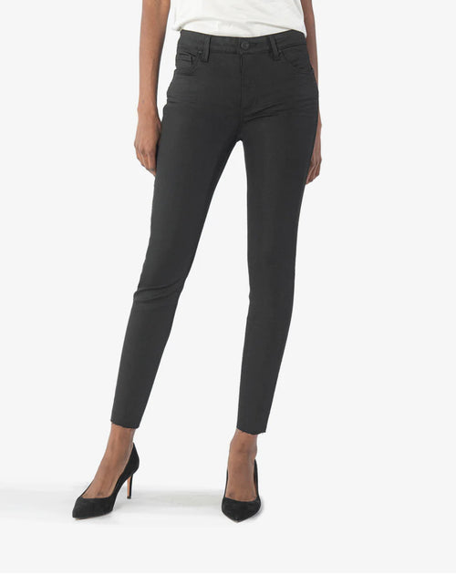 Connie High Rise Fab AB Ankle Super Skinny Soft Cotton Denim Jean