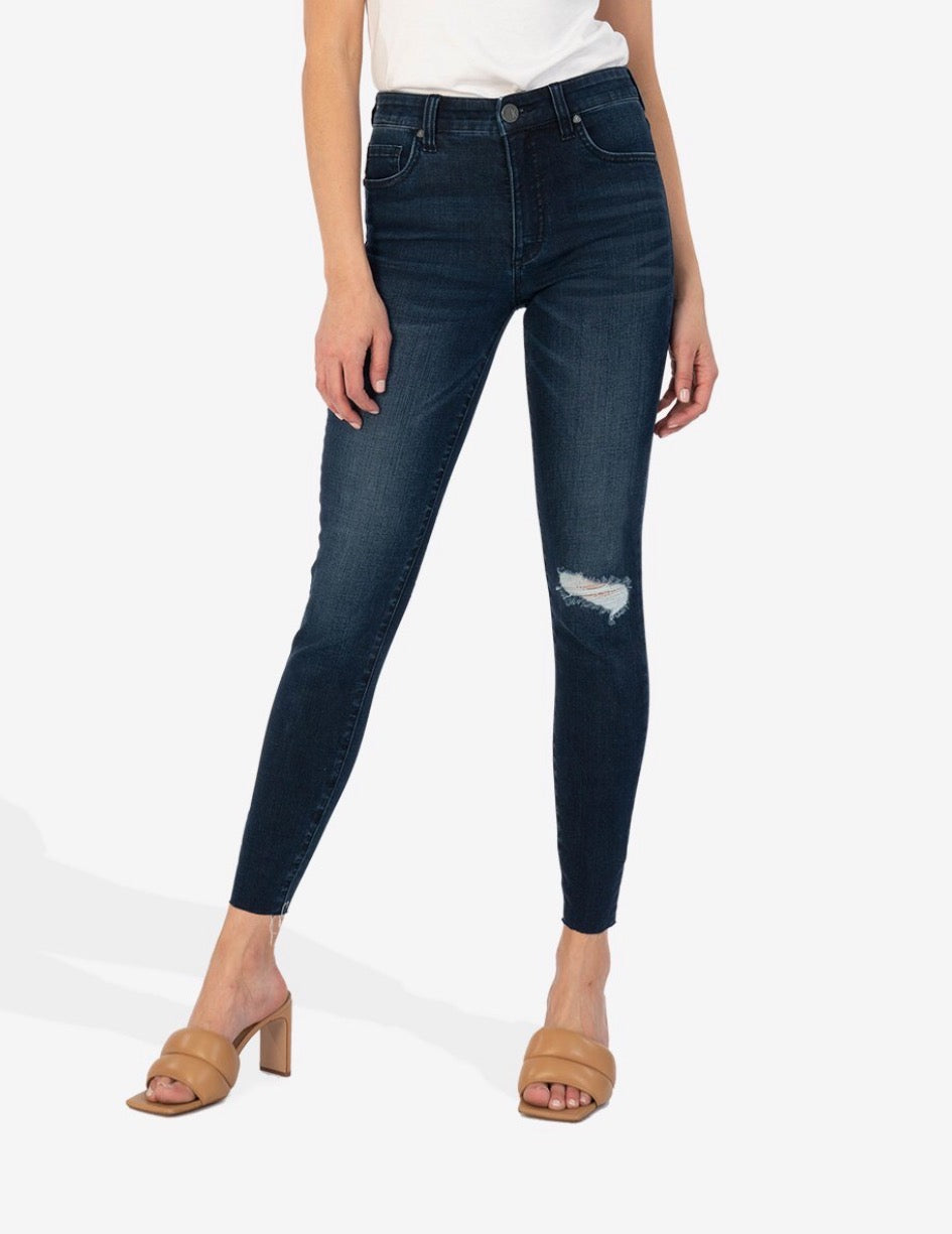 Connie High Rise Fab AB Ankle Skinny