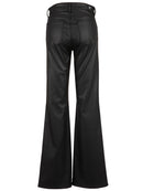 Ana HR Fab AB Flare Black Coated Denim