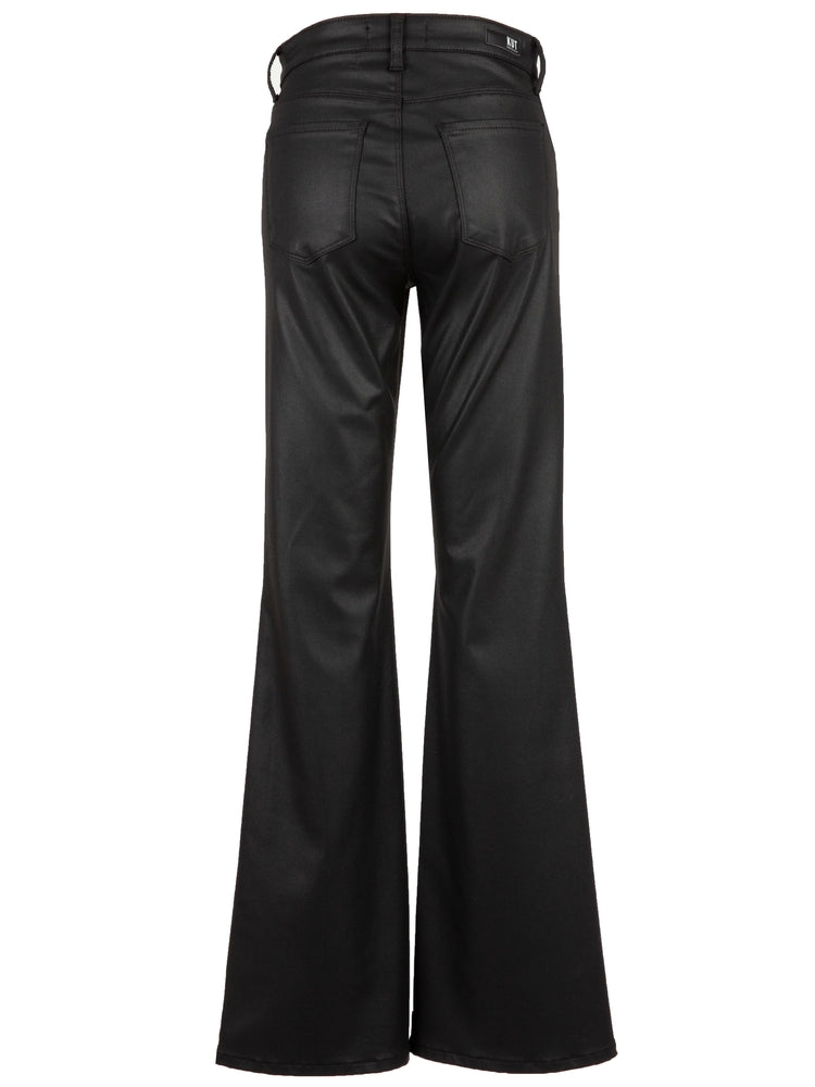 Ana HR Fab AB Flare Black Coated Denim